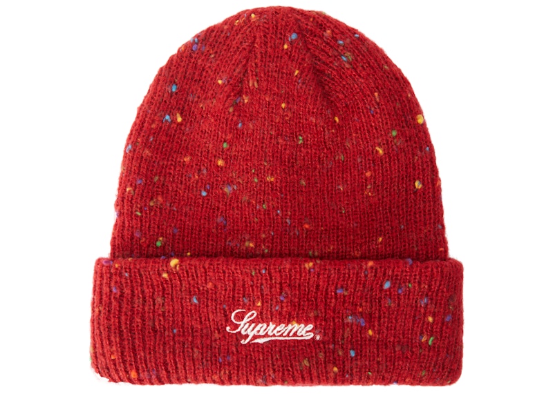 Supreme Colored Speckle Beanie Dark Red