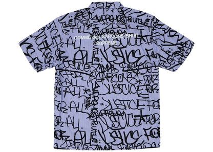 Supreme Comme des Garcons SHIRT Graphic S/S Shirt Blue Stripe