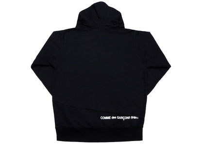 Supreme Comme des Garcons SHIRT Split Box Logo Hooded Sweatshirt Black