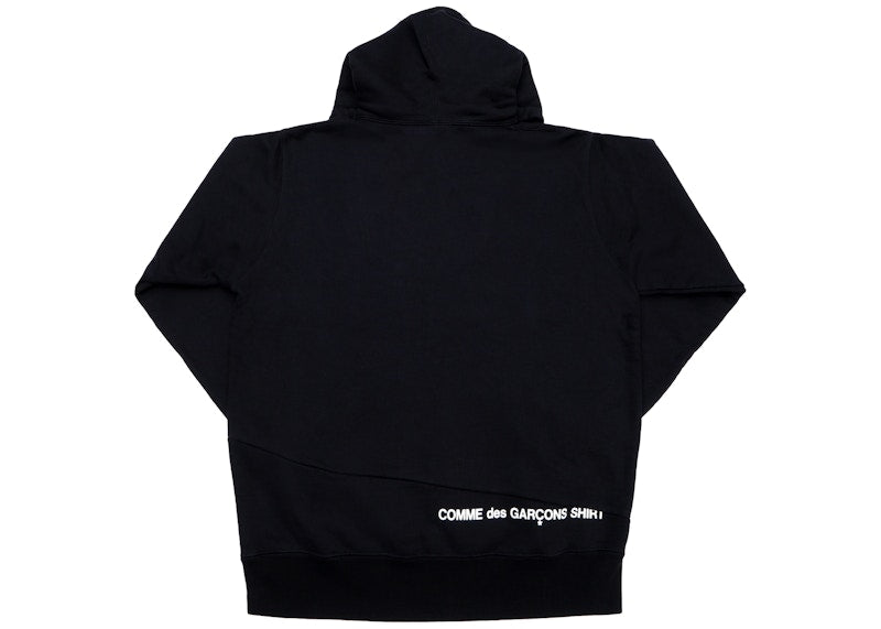 Supreme Comme des Garcons SHIRT Split Box Logo Hooded Sweatshirt Black