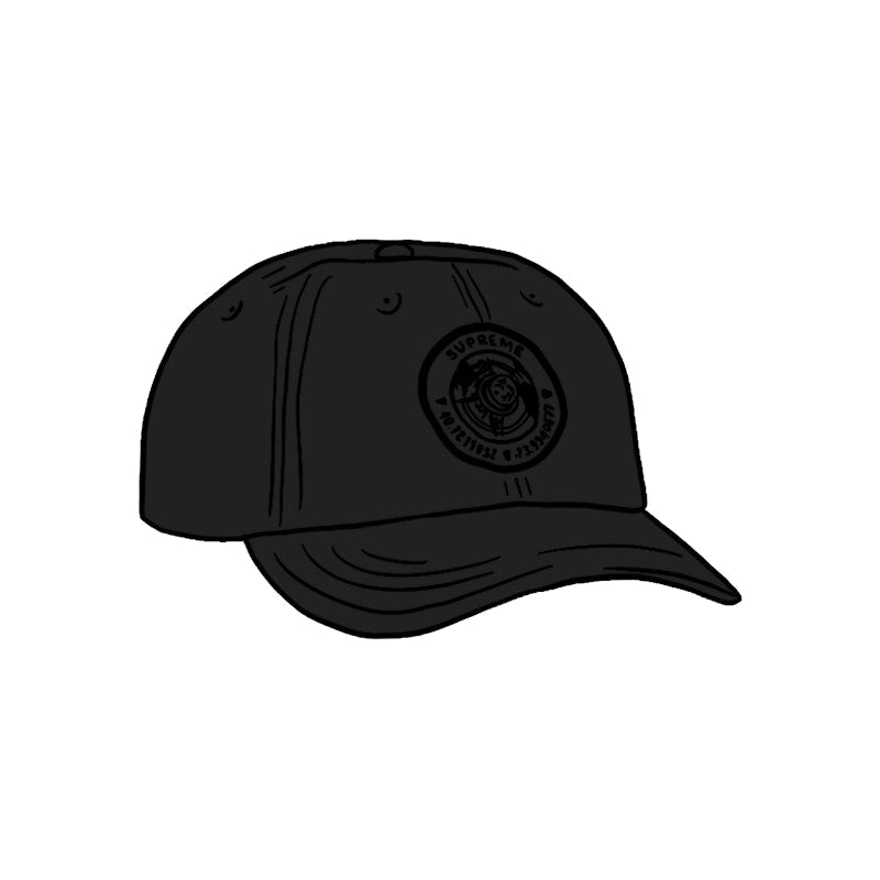 Supreme Compass 6-Panel Black
