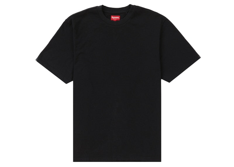 Supreme Contrast Appliqué S/S Top Black
