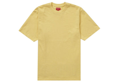 Supreme Contrast Appliqué S/S Top Pale Yellow