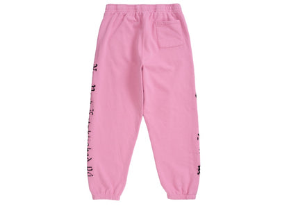 Supreme Contrast Cutout Sweatpant Pink