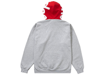 Supreme Contrast Hooded Sweatshirt Heather Grey