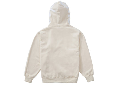 Supreme Contrast Hooded Sweatshirt Natural