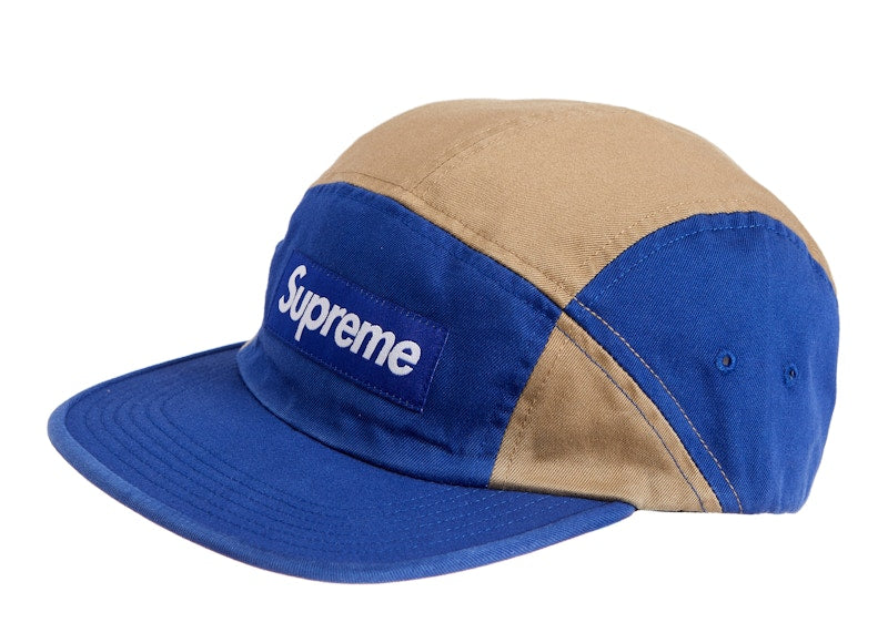 Supreme Contrast Panel Camp Cap Royal