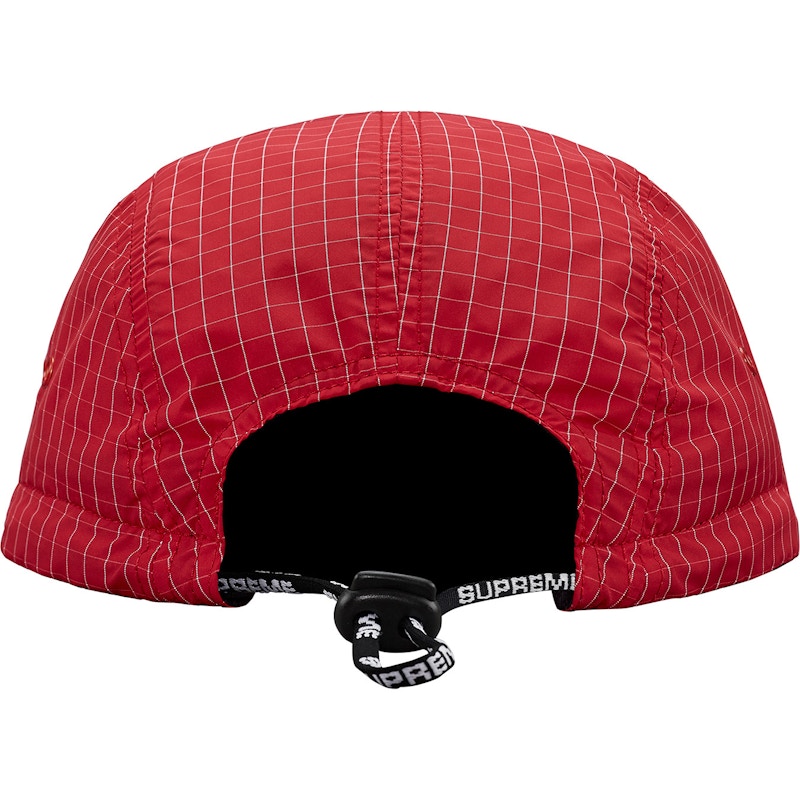 Supreme Contrast Ripstop Camp Cap Red