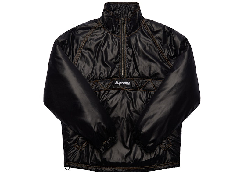 Supreme Contrast Stitch Pullover Black