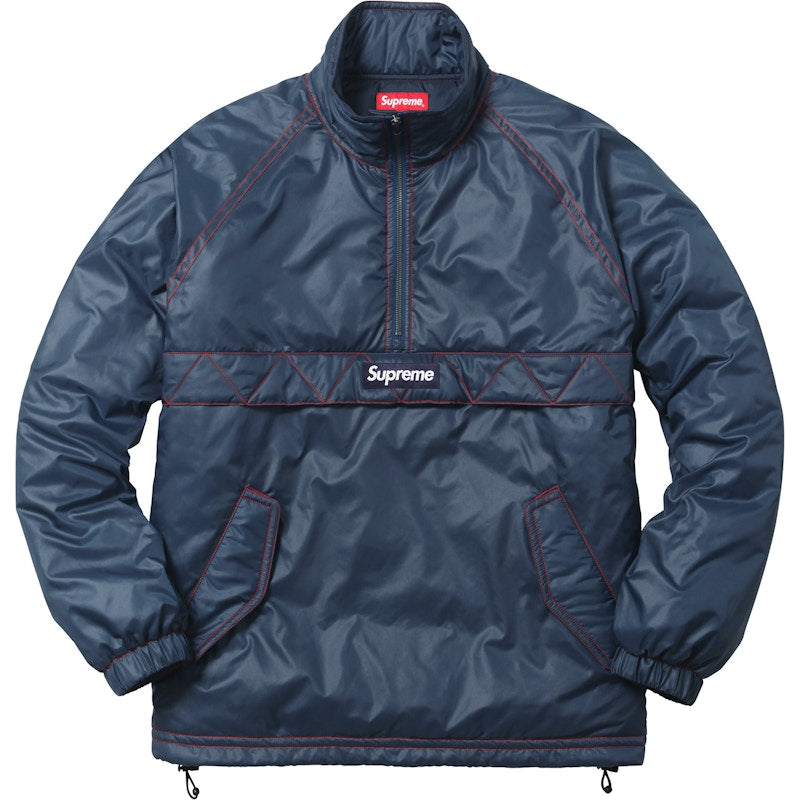 Supreme Contrast Stitch Pullover Navy