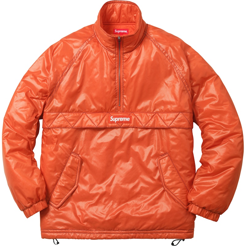 Supreme Contrast Stitch Pullover Orange