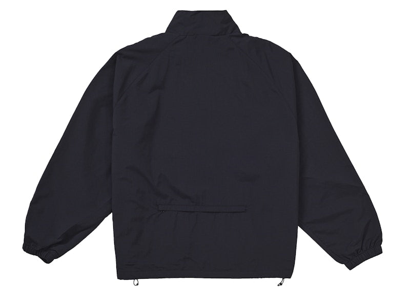 Supreme Contrast Zip Track Jacket Black