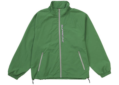 Supreme Contrast Zip Track Jacket Green