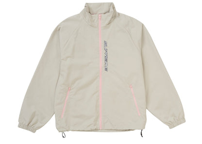 Supreme Contrast Zip Track Jacket Tan