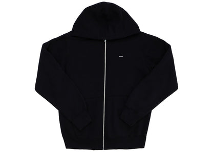 Supreme Contrast Zip Up Hooded Sweatshirt Black