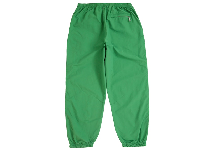 Supreme Contrast Zip Warm Up Pant Green