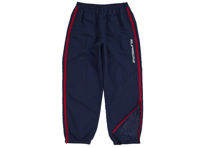 Supreme Contrast Zip Warm Up Pant Navy