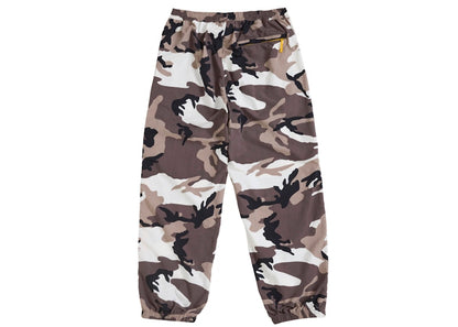 Supreme Contrast Zip Warm Up Pant Snow Camo