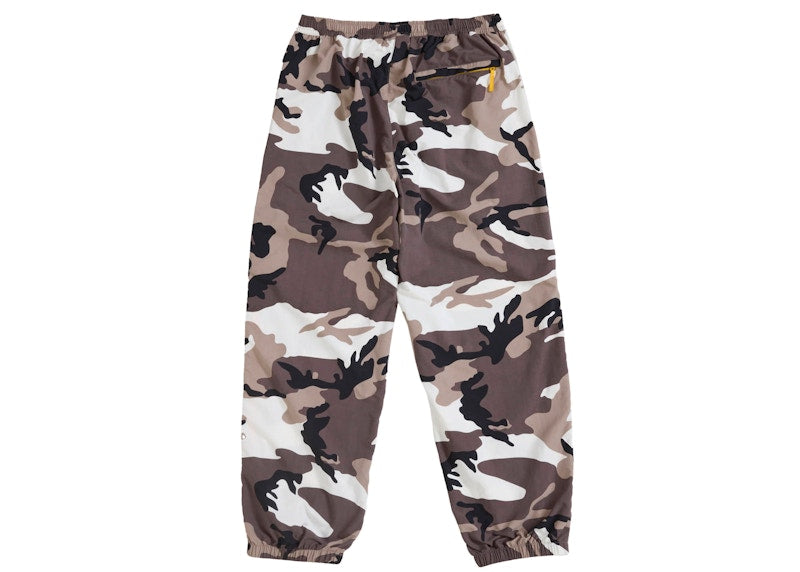 Supreme Contrast Zip Warm Up Pant Snow Camo