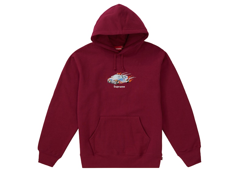 Supreme Cop Car Hooded Sweatshirt Dark Magenta