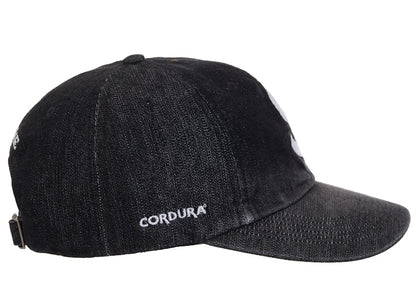 Supreme Cordura Denim S Logo 6-Panel Black