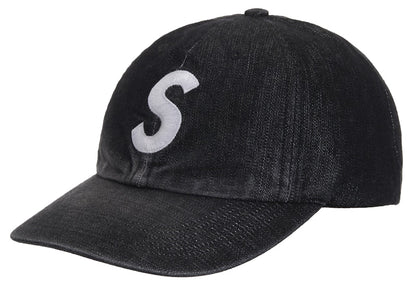 Supreme Cordura Denim S Logo 6-Panel Black