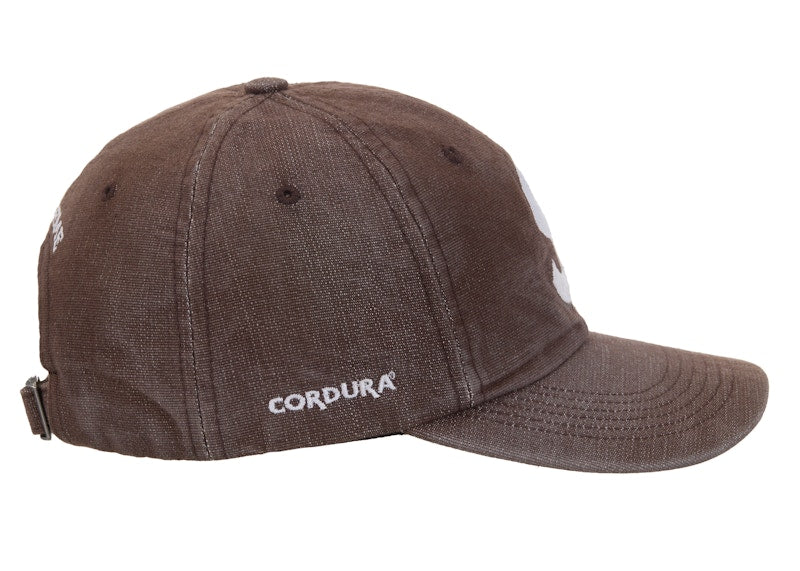 Supreme Cordura Denim S Logo 6-Panel Brown