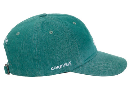 Supreme Cordura Denim S Logo 6-Panel Green