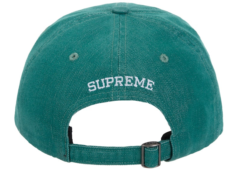 Supreme Cordura Denim S Logo 6-Panel Green