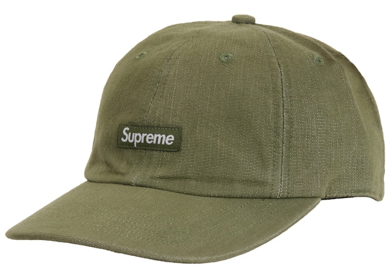 Supreme Cordura Denim Small Box 6-Panel Olive