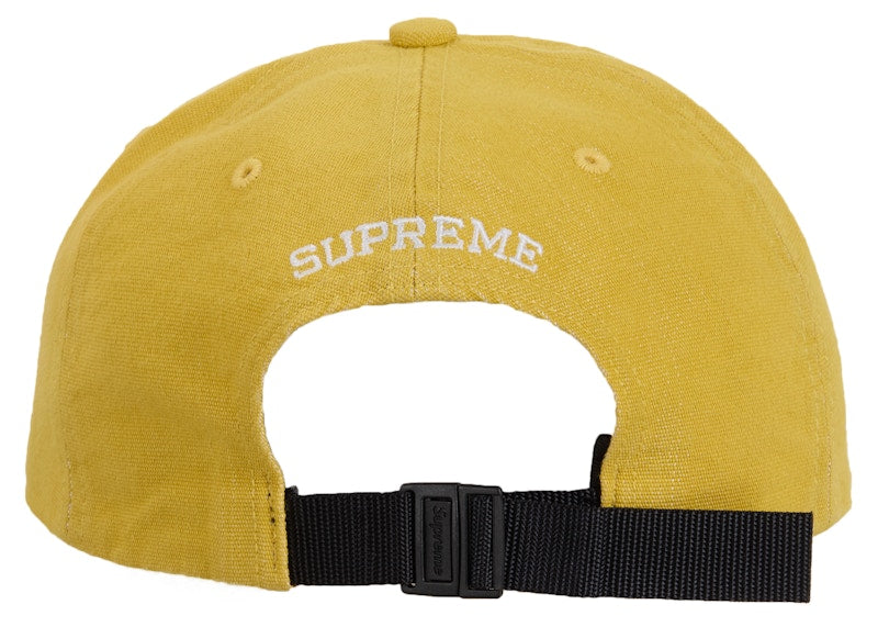 Supreme Cordura Denim Small Box 6-Panel Yellow