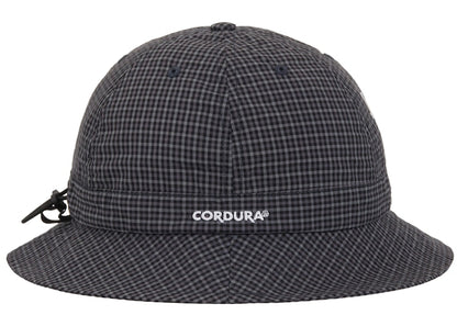 Supreme Cordura Plaid Bell Hat Black