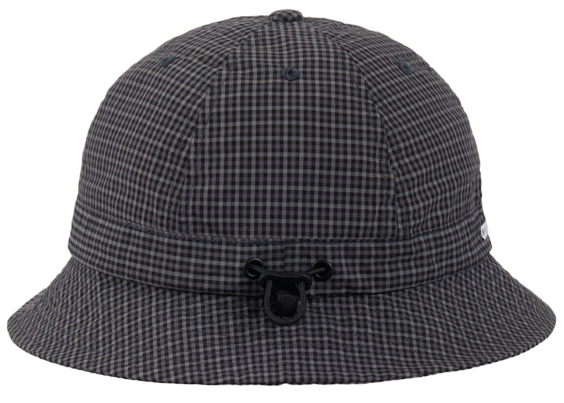 Supreme Cordura Plaid Bell Hat Black