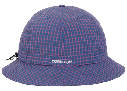 Supreme Cordura Plaid Bell Hat Blue