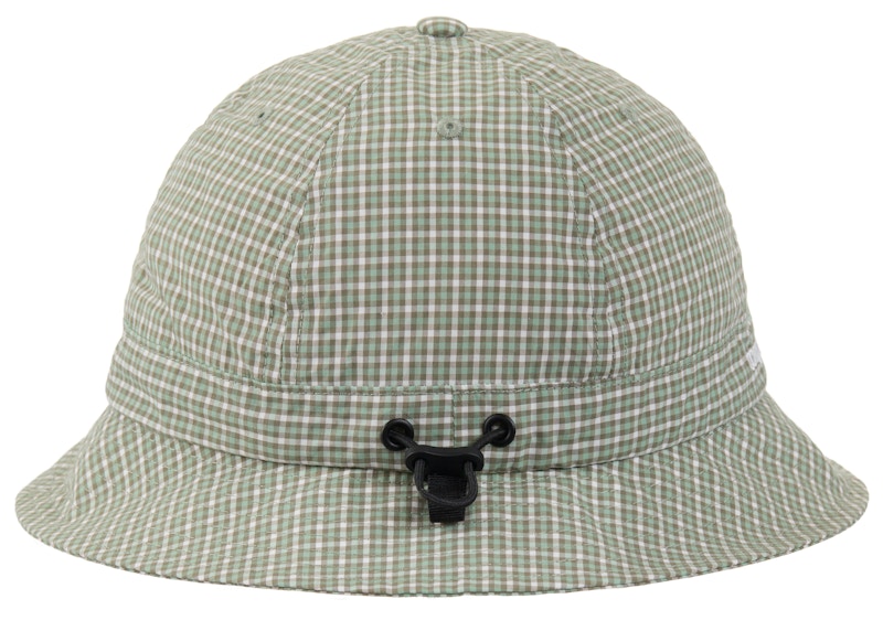 Supreme Cordura Plaid Bell Hat Green
