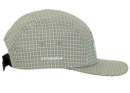 Supreme Cordura Plaid Camp Cap Green