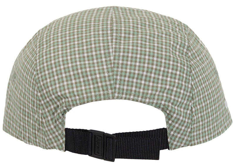 Supreme Cordura Plaid Camp Cap Green