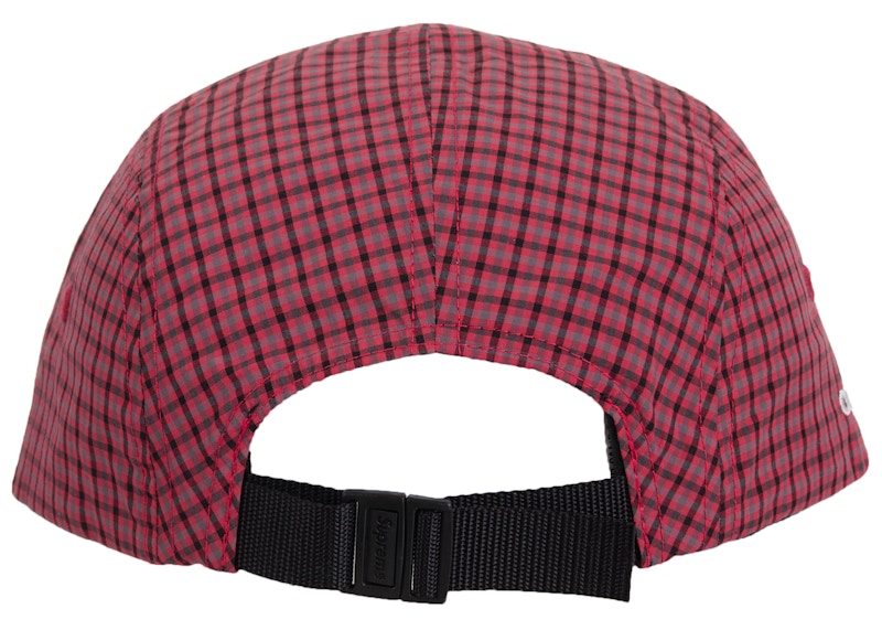 Supreme Cordura Plaid Camp Cap Red