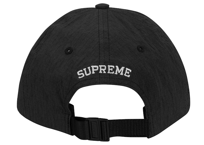 Supreme Cordura Ripstop S Logo 6-Panel Black