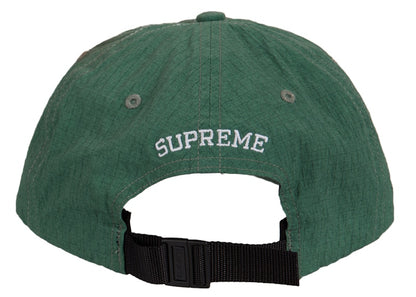 Supreme Cordura Ripstop S Logo 6-Panel Green