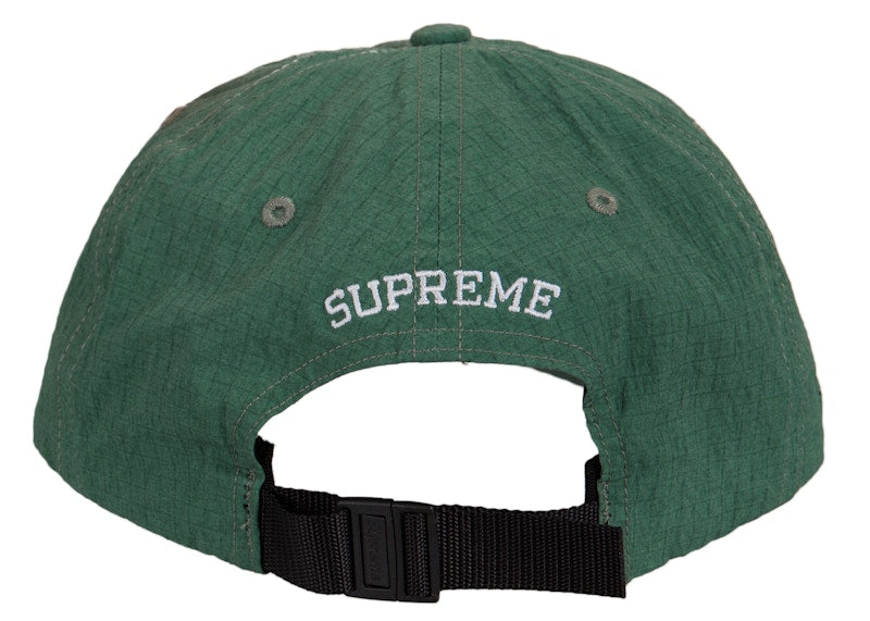 Supreme Cordura Ripstop S Logo 6-Panel Green
