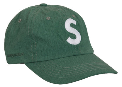 Supreme Cordura Ripstop S Logo 6-Panel Green