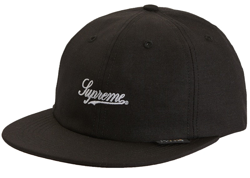 Supreme Cordura Script Logo 6-Panel Black