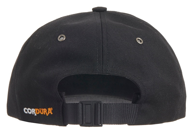 Supreme Cordura Teflon Label 6-Panel Black