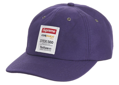 Supreme Cordura Teflon Label 6-Panel Dark Purple