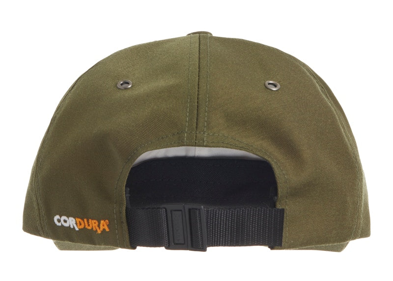 Supreme Cordura Teflon Label 6-Panel Olive