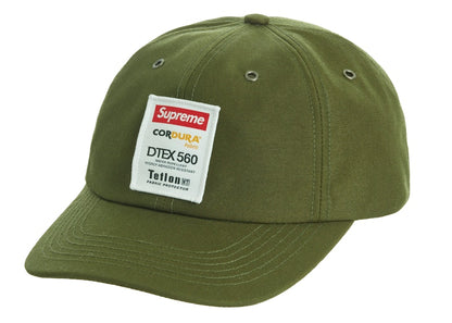 Supreme Cordura Teflon Label 6-Panel Olive