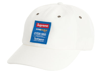 Supreme Cordura Teflon Label 6-Panel White