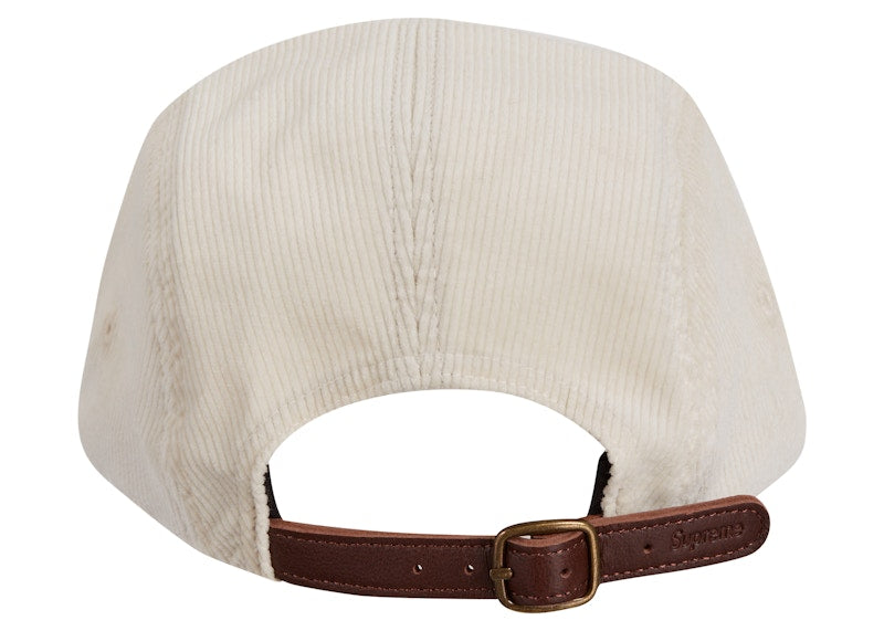 Supreme Corduroy Camp Cap (FW22) White