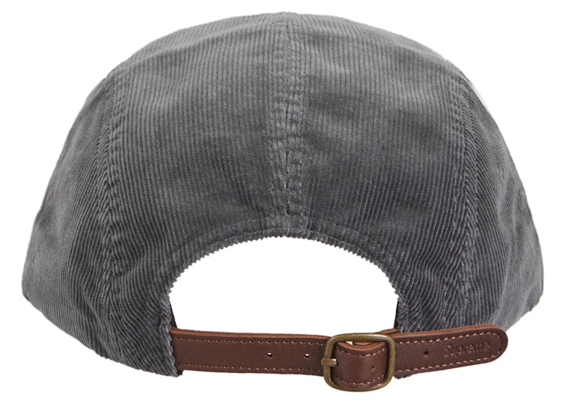 Supreme Corduroy Camp Cap (FW23) Grey